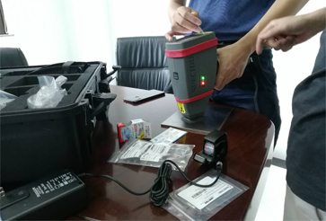 惠州XX實業有限公司手持式分析儀成功案例